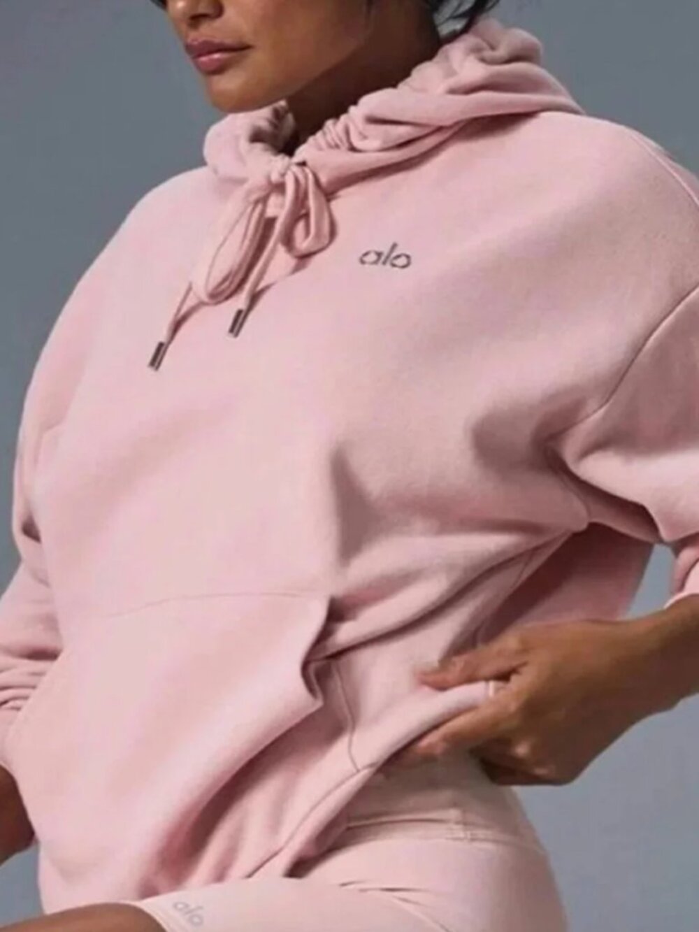 NWT Alo Accolade Hoodie Ballet Pink Size XS - XL - Picture 3 of 3
